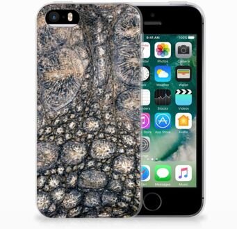 B2Ctelecom iPhone SE | 5S Uniek TPU Hoesje Krokodillenprint