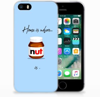 B2Ctelecom iPhone SE | 5S Uniek TPU Hoesje Nut Home