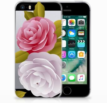 B2Ctelecom iPhone SE | 5S Uniek TPU Hoesje Roses