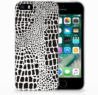 B2Ctelecom iPhone SE | 5S Uniek TPU Hoesje Slangenprint