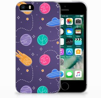 B2Ctelecom iPhone SE | 5S Uniek TPU Hoesje Space