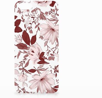 B2Ctelecom iPhone SE | 5S Uniek TPU Hoesje Watercolor Flowers