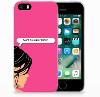 B2Ctelecom iPhone SE | 5S Uniek TPU Hoesje Woman DTMP