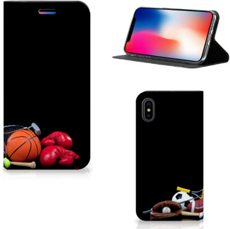 B2Ctelecom iPhone X/10 Bookcase Design Sports