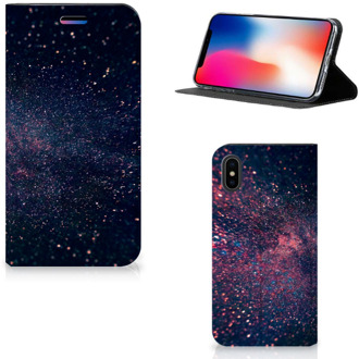 B2Ctelecom iPhone X/10 Bookcase Design Stars