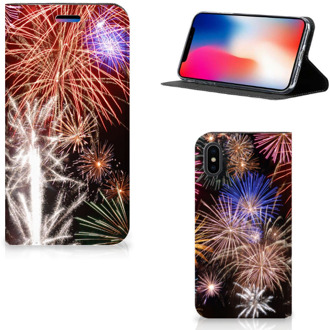 B2Ctelecom iPhone X/10 Bookcase Design Vuurwerk