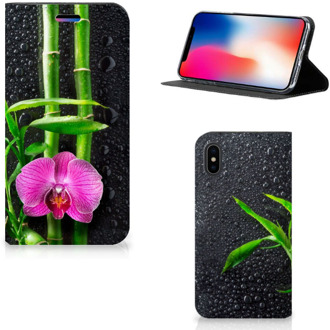 B2Ctelecom iPhone X/10 Hoesje Design Orchidee