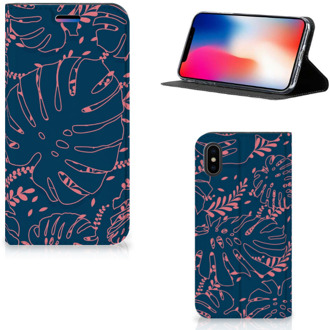 B2Ctelecom iPhone X/10 Hoesje Design Palm Leaves