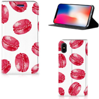 B2Ctelecom iPhone X/10 Hoesje Design Pink Macarons