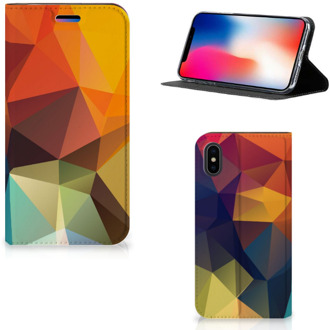 B2Ctelecom iPhone X/10 Hoesje Design Polygon Color