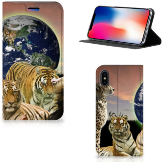 B2Ctelecom iPhone X/10 Hoesje Design Roofdieren