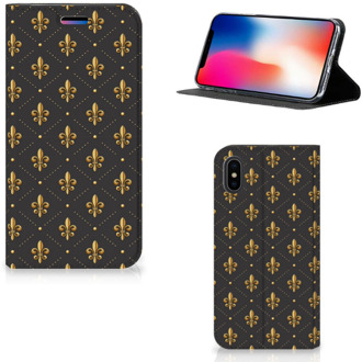 B2Ctelecom iPhone X 10 Hoesje Franse Lelie