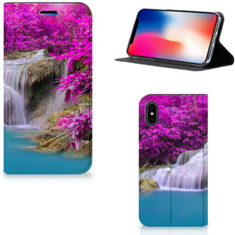 B2Ctelecom iPhone X/10 Standcase Hoesje Waterval