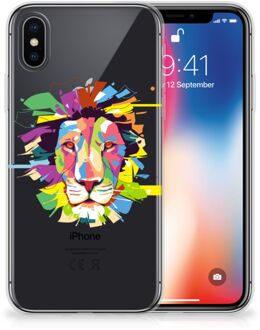 B2Ctelecom iPhone X/10 | Xs Hoesje Lion Color