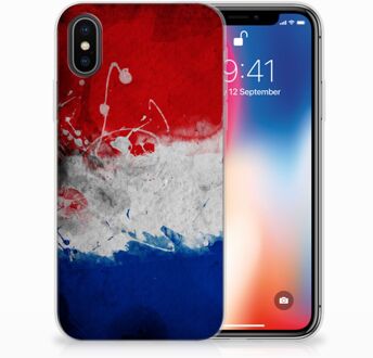 B2Ctelecom iPhone X/10 | Xs Hoesje Nederlandse Vlag