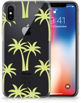 B2Ctelecom iPhone X/10 | Xs TPU Siliconen Hoesje Palmtrees