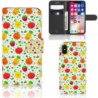 B2Ctelecom iPhone X Bookcover hoesje Fruits