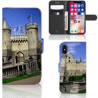 B2Ctelecom iPhone X Bookcover hoesje Kasteel