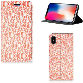 B2Ctelecom iPhone X Case Pattern Orange