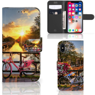 B2Ctelecom iPhone X Hoesje Amsterdamse Grachten