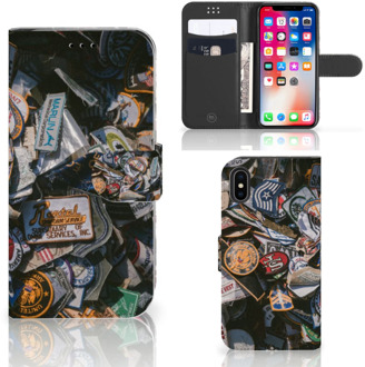 B2Ctelecom iPhone X | Xs Bookcase met ruimte voor pasjes Badges