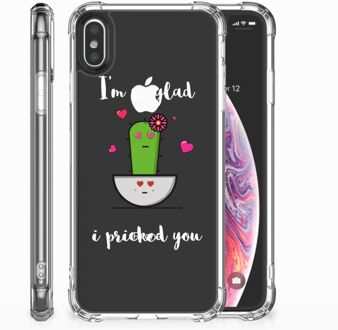 B2Ctelecom iPhone X | Xs Hoesje Design Cactus Glad