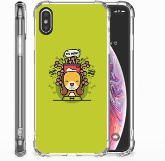 B2Ctelecom iPhone X | Xs Hoesje Design Doggy Biscuit