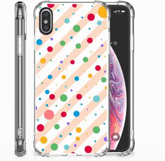 B2Ctelecom iPhone X | Xs Hoesje Design Dots