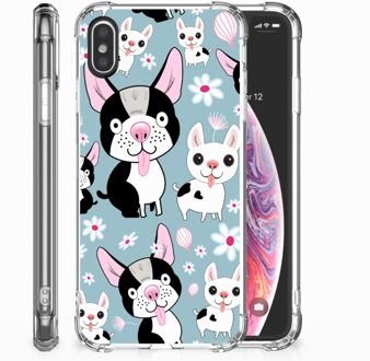 B2Ctelecom iPhone X | Xs Siliconen Hoesje Design Hondjes