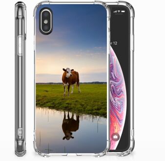 B2Ctelecom iPhone X | Xs Siliconen Hoesje Design Koe