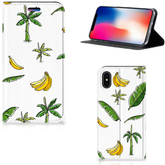 B2Ctelecom iPhone X | Xs Standcase Hoesje Design Banana Tree