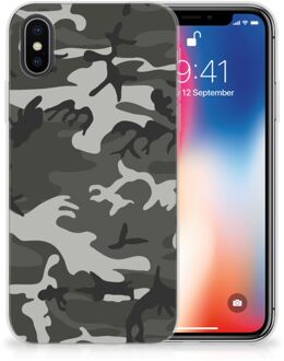 B2Ctelecom iPhone X | Xs TPU Hoesje Army Light