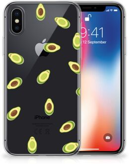 B2Ctelecom iPhone X | Xs TPU Hoesje Avocado