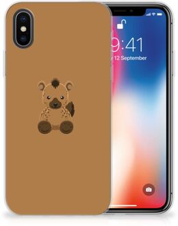 B2Ctelecom iPhone X | Xs TPU Hoesje Baby Hyena