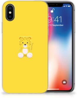 B2Ctelecom iPhone X | Xs TPU Hoesje Baby Lepperd