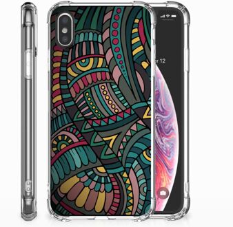 B2Ctelecom iPhone X | Xs TPU Hoesje Design Aztec