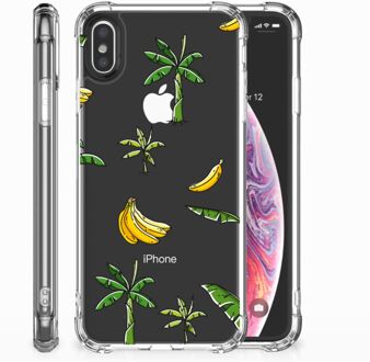 B2Ctelecom iPhone X | Xs TPU Hoesje Design Banana Tree