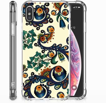 B2Ctelecom iPhone X | Xs TPU Hoesje Design Barok Flower