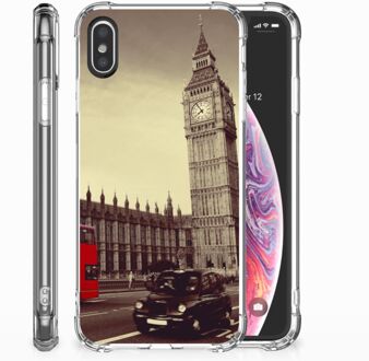 B2Ctelecom iPhone X | Xs TPU-Siliconen Hoesje Design Londen