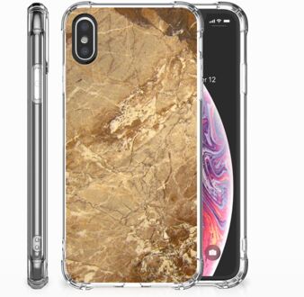 B2Ctelecom iPhone X | Xs TPU-Siliconen Hoesje Design Marmer