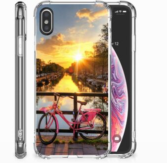 B2Ctelecom iPhone X | Xs Uniek TPU Hoesje Amsterdamse Grachten