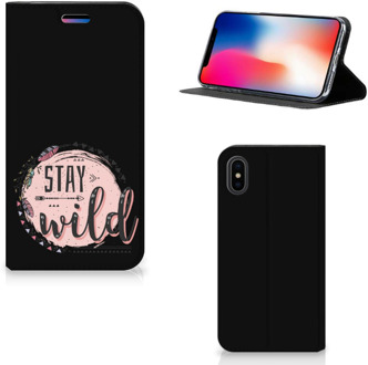 B2Ctelecom iPhone X | Xs Wallet Case Boho Stay Wild