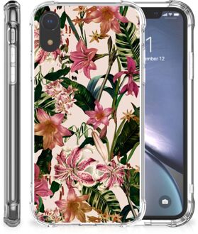 B2Ctelecom iPhone Xr Anti-Shock Case Hoesje Flowers