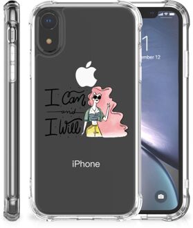 B2Ctelecom iPhone Xr Back cover Hoesje i Can