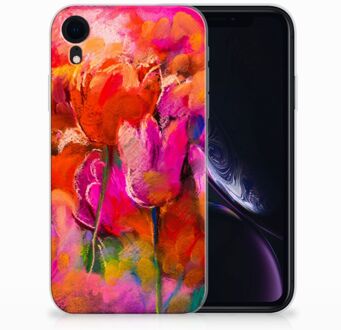 B2Ctelecom iPhone XR Backcase Tulpen