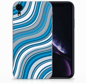 B2Ctelecom iPhone XR Backcase Waves Blue