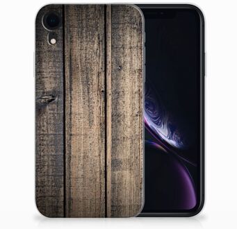 B2Ctelecom iPhone XR Backcover Hoesje Steigerhout