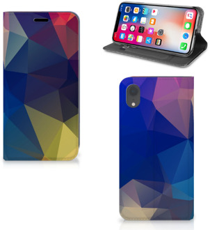 B2Ctelecom iPhone XR Bookcover met magneetsluiting Polygon Dark