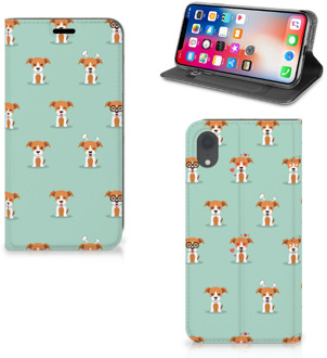 B2Ctelecom iPhone XR Bookcover met magneetsluiting Pups