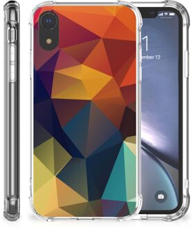 B2Ctelecom iPhone XR Case Anti-shock Polygon Color